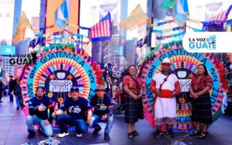 Guatemaltecos realizan barrilete gigante en Nueva York