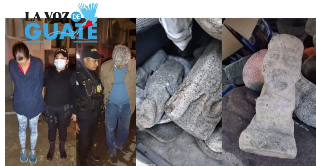 Capturados con piezas arqueológicas de manera ilegal