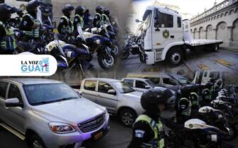 Vehículos para Tránsito de PNC: 17 motos, una grúa, un automóvil, tres picops y dos microbuses