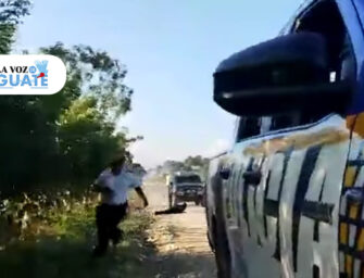 BALEAN A AGENTE DE PNC | Policías fueron atacados por pobladores armados