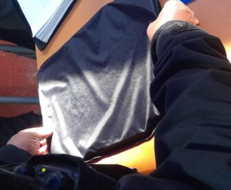 Encuentran en Matamoros una plancha para chaleco antibalas