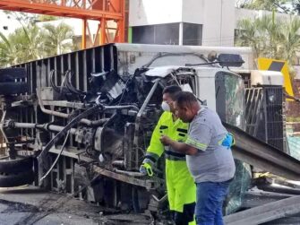 Esto se sabe del accidente que ocurre este 28 de marzo en la autopista Palín-Escuintla