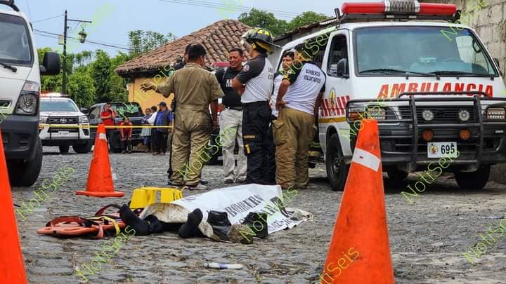 fallece electricista