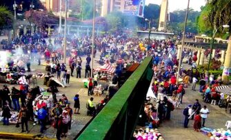 Maestros del STEG protestan en la capital contra iniciativa de ley