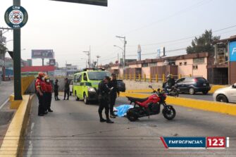 Mujer fallece en accidente de motocicleta en 4a avenida y 13 Calle Zona 11