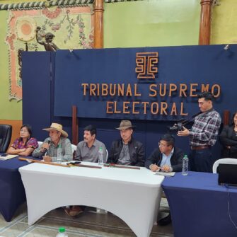 Autoridades indígenas exigen respeto por resultados electorales
