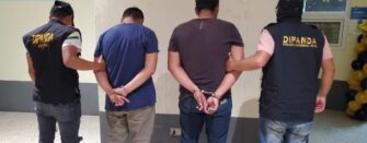 PNC captura a dos hombres en Coatepeque por supuesta extorsión
