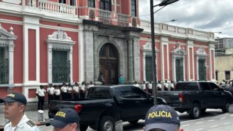 La FECI realiza allanamiento en la sede del TSE en medio de fuertes medidas de seguridad