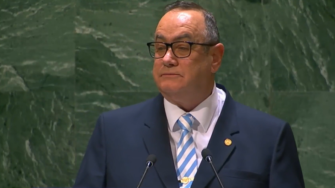 Último discurso de Giammattei en la ONU: Dice que entregará el poder en enero