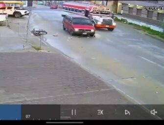 VIDEO | Impactante accidente de motorista en Huehuetenango