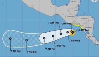 Alerta por tormenta tropical Pilar y frente frío en Centroamérica