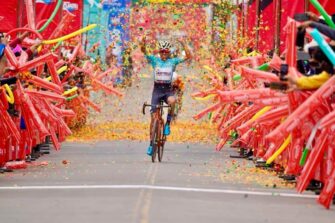 Cristian Bustos conquista la séptima etapa; Gerson Toc sigue de líder