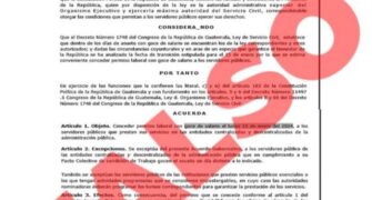 Desmienten supuesto permiso laboral en Guatemala: Acuerdo Gubernativo falso en redes sociales