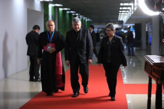 Arriba a Guatemala el nuncio apostólico monseñor Dagoberto Campos Salas para participar en el cambio de mando presidencial.