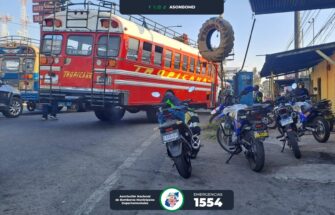 salto armado a autobús en ruta al Pacífico deja un herido de bala y pasajeros en crisis nerviosa