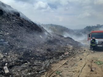 Más de 200 personas atendidas tras incendio en vertedero de Amatitlán, informa el MSPAS