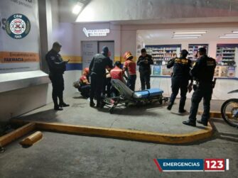 Ataque armado en la Calzada Roosevelt deja hombre gravemente herido en la capital