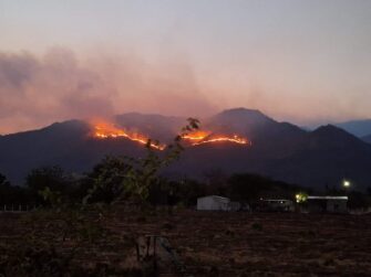 Cinco días de incendio en la Sierra de Las Minas, pobladores de Zacapa preocupados