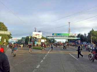 Se registran bloqueos en diferentes puntos del país por bloques de veteranos militares