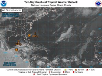 Conred advierte sobre sistema de baja presión en el Norte de Guatemala: lluvias el fin de semana