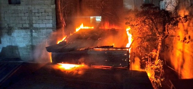Incendio en zona 7 de Guatemala