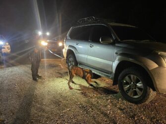 Interceptan vehículo con cocaína oculta y armas en Izabal