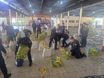 Incautación histórica: más de 3 mil 900 paquetes de cocaína valorados en Q401 millones decomisados en Izabal
