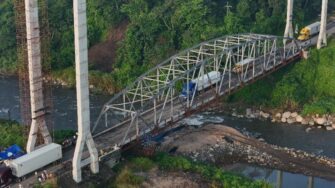 Puente Nahualate reabre temporalmente al paso en Suchitepéquez