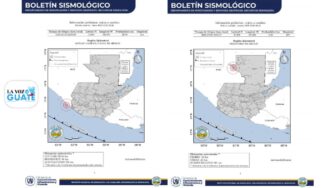 Dos sismos sacuden Guatemala durante la noche y madrugada