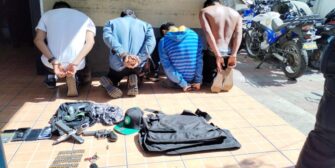 PNC frustra ataque armado y captura a cinco pandilleros del Barrio 18 en Villa Nueva