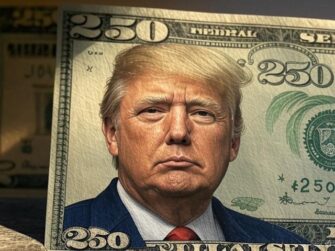 Proponen crear un billete de 250 dólares con la imagen de Donald Trump