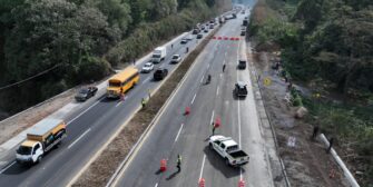 Ya se encuentran habilitados los cinco carriles del kilómetro 44 de la ruta Palín-Escuintla