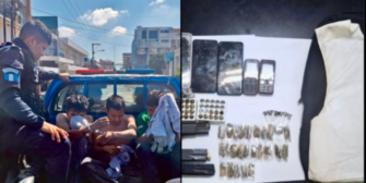 Con armas, droga y chaleco antibalas: cae peligrosa banda en la zona 3