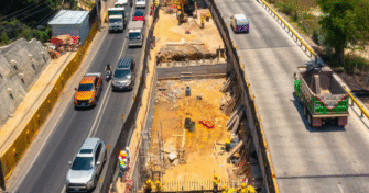 Anuncian cierre total en kilómetro 11.5 de ruta a El Salvador por instalación de vigas en nuevo puente