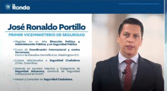 José Ronaldo Portillo, nuevo viceministro de Seguridad del Ministerio de Gobernación