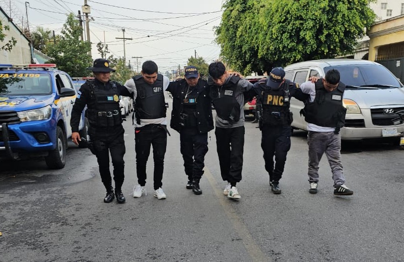 Capturados en Guatemala