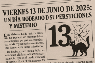 Viernes 13: un día rodeado de supersticiones y misterio