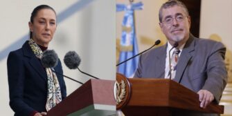 Arévalo anuncia reunión con Claudia Sheinbaum, presidenta de México