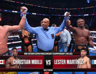 Lester Martínez tendrá revancha mundialista ante Christian Mbilli