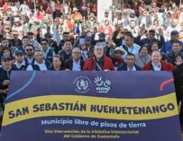 San Sebastián Huehuetenango es declarado municipio libre de pisos de tierra