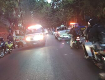 Mujer fallece tras ser atropellada en carretera a Fraijanes