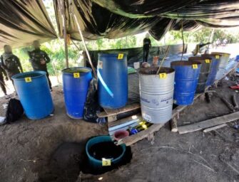 Desmantelan narcolaboratorio para procesamiento de cocaína en El Estor, Izabal
