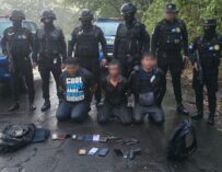 Capturan a tres presuntos asaltabuses tras enfrentamiento en Escuintla