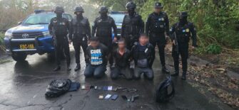 Capturan a tres presuntos asaltabuses tras enfrentamiento en Escuintla