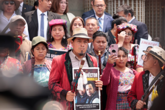 48 Cantones marchan en la capital y exigen cese de criminalización contra líderes indígenas