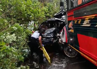 Accidente en ruta Palín–Escuintla deja un fallecido y sanciones a bus
