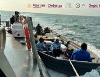 Interceptan embarcación con casi una tonelada de cocaína y detienen a seis extranjeros en costas de Chiapas