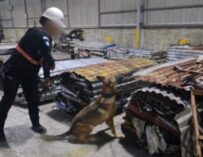 Incautan 65 paquetes de cocaína ocultos en chatarra en Puerto Quetzal