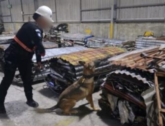 Incautan 65 paquetes de cocaína ocultos en chatarra en Puerto Quetzal