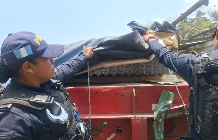 Recuperan cargamento de láminas valorado en Q270 mil tras robo en zona 18